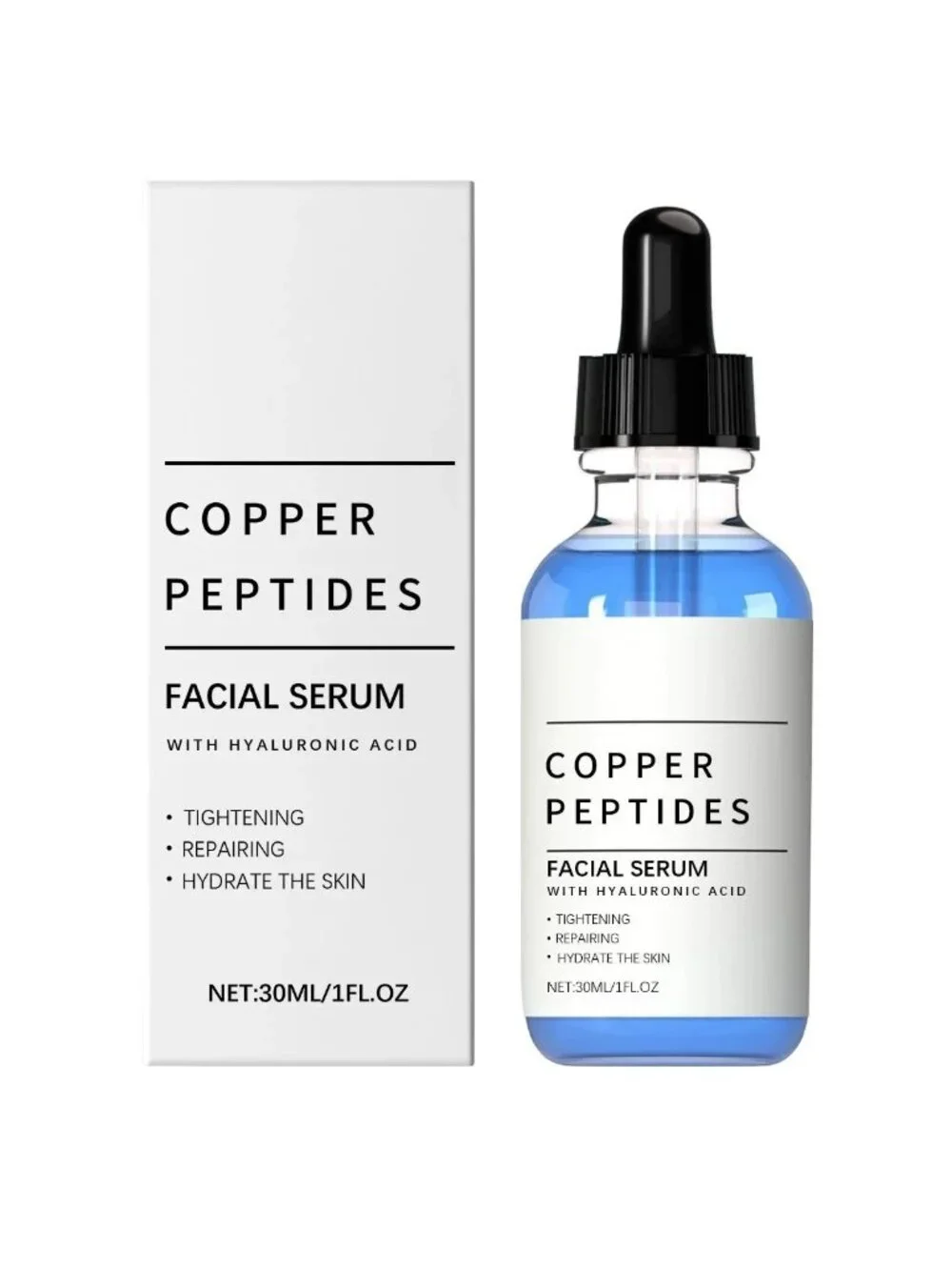 Copper Titanium Essence Hyaluronic Acid Face Serum – New